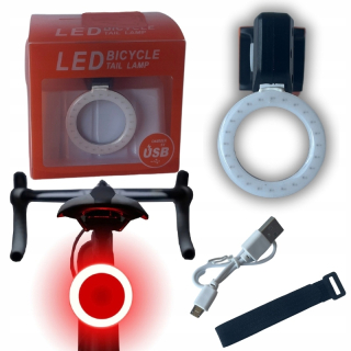 Hopki osvetlenie bicyklov LED lampa nabíjateľná